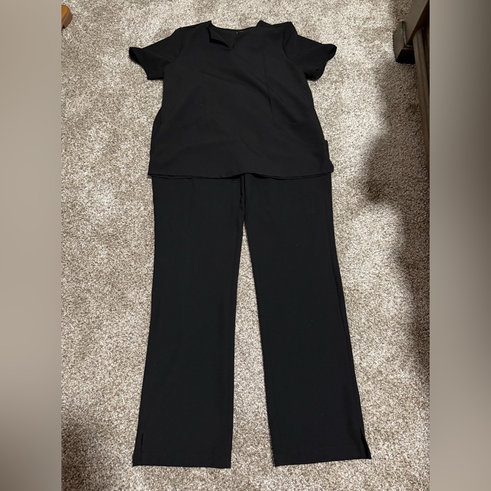 Chic Black Women's Scrubs